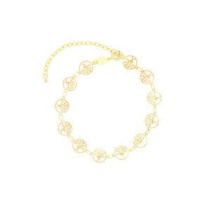 Pulseira árvore da vida em ouro 18K