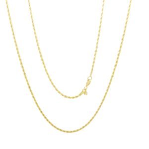 Colar cordão baiano  45 cm - banhado em ouro 18k
