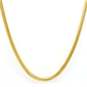 Colar fio alemão - banhado ouro 18k